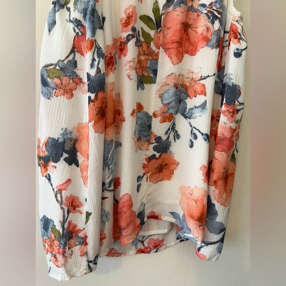 Abercrombie & Fitch Womens Floral Camisole with Lace Detail Size Small - Picture 6 of 6